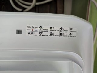 Lavadora Candy TCA474TM5-S Carga Superior Blanca.