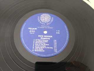Vinilo LP Pete Seeger Singalong Live 2 Discos