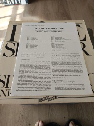 Vinilo LP Pete Seeger Singalong Live 2 Discos