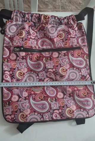 Mochila ajustable estampado Paisley