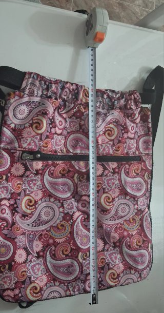 Mochila ajustable estampado Paisley