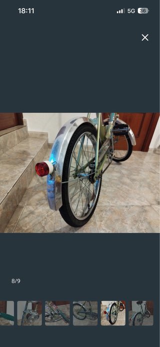 Bicicleta Dixi Clásica Vintage Plegable