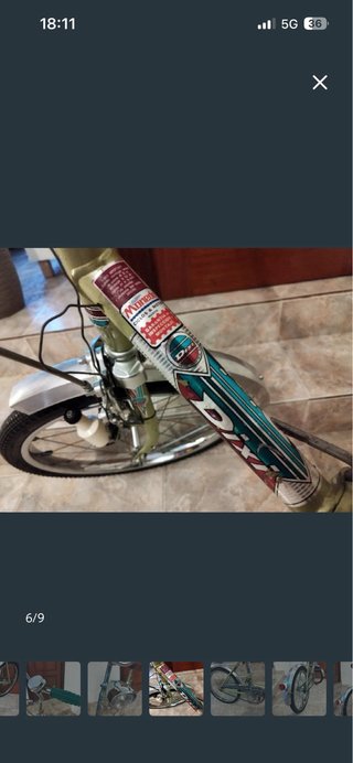 Bicicleta Dixi Clásica Vintage Plegable