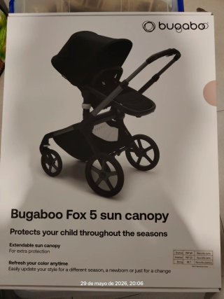 Capota Bugaboo Fox 5 Comprada en noviembre'25