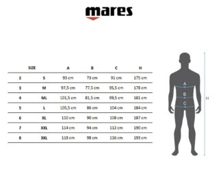 Traje neopreno Mares 7mm Talla 4