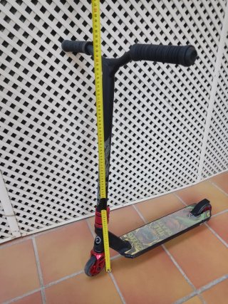 Patinete Scooter Freestyle Negro y Rojo