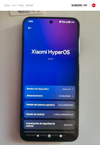 Xiaomi 13 256GB Negro