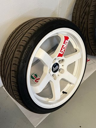 Llantas Bola B1 Blancas + GOMAS