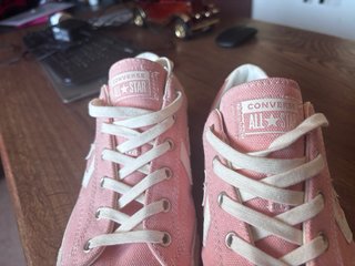 Converse Rosa y Blanco Talla 42.5