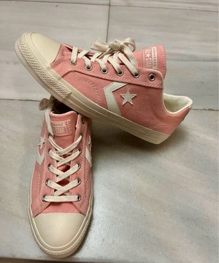 Converse Rosa y Blanco Talla 42.5