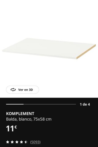 Estructura Armario PAX IKEA Blanco