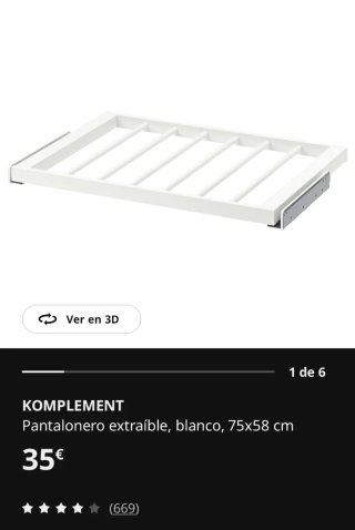 Estructura Armario PAX IKEA Blanco