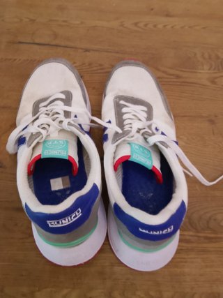Zapatillas Munich Blancas y Azules