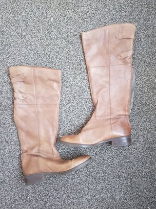 Stivali alti Pittarello pelle beige numero 37