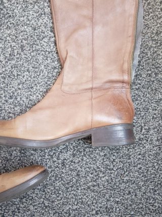 Stivali alti Pittarello pelle beige numero 37