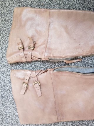 Stivali alti Pittarello pelle beige numero 37