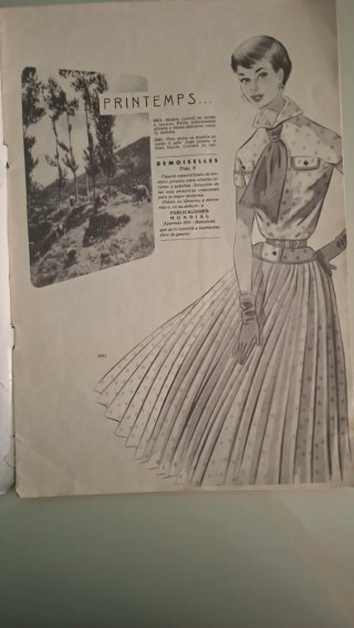 Revista de moda antigua