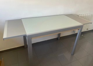 Mesa de cocina extensible con 2 sillas de diseño