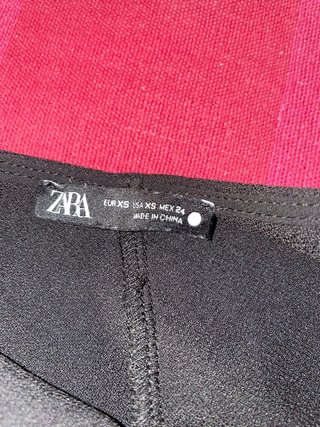 Mono Zara negro ancho