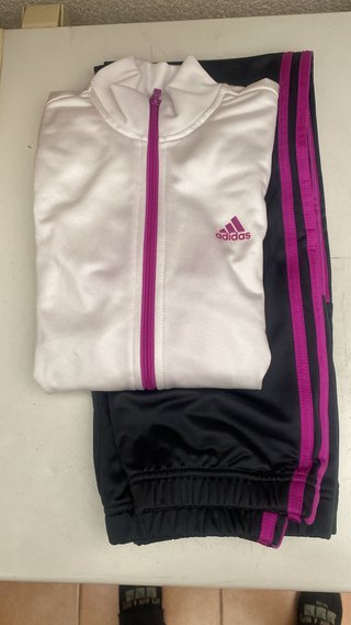 Chándal Adidas Blanco y Negro