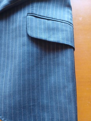 Chaqueta Massimo dutti .ejecutiva. Raya Gris..