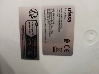 Freidora Ufesa Elektra 5L