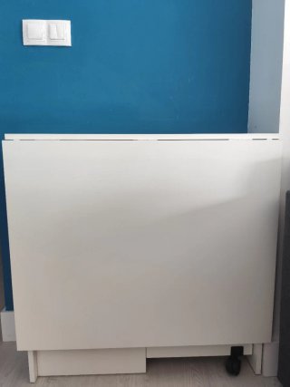Mesa comedor plegable abatible 140cm