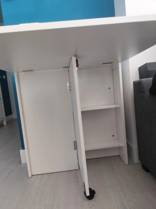 Mesa comedor plegable abatible 140cm