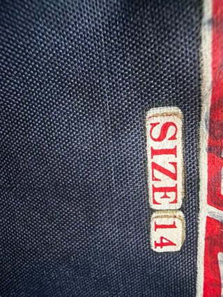 Parka Futbol Salesianos Azul,talla 14años