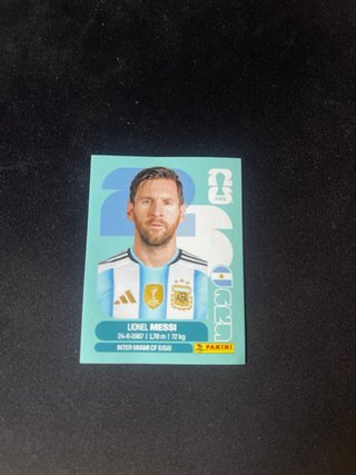 Cromo Panini Fútbol 00, Messi y cromos varios