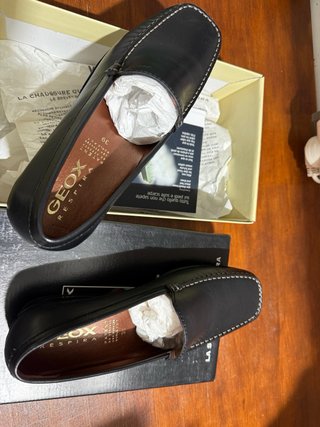 Mocasines GEOX Negros Mujer