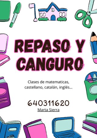 Profesora de repaso / Canguro