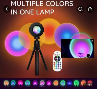 Lámpara de efectos de luz multicolor