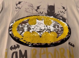 Lote 3 Camisetas Batman y Spiderman 14 años