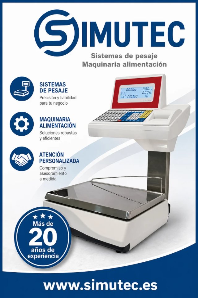Balanza DIBAL Gama 500 con Escáner