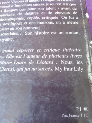 LIBRO EN FRANCÉS:MY FAIR LILY DE VALERIE HANOTEL