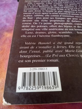LIBRO EN FRANCÉS:MY FAIR LILY DE VALERIE HANOTEL