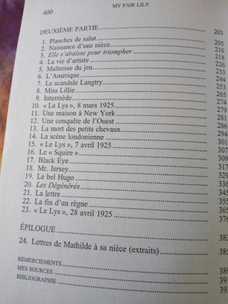 LIBRO EN FRANCÉS:MY FAIR LILY DE VALERIE HANOTEL