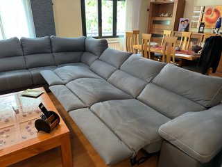 Divano ad angolo 5 posti con chaise longue
