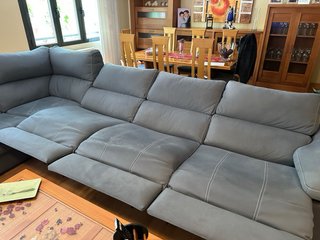 Divano ad angolo 5 posti con chaise longue