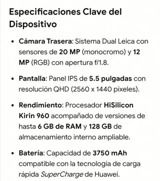 Huawei P10 Plus Negro