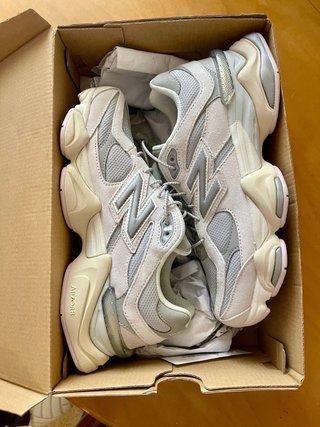 New Balance 9060 Grigio Bianco Nuove