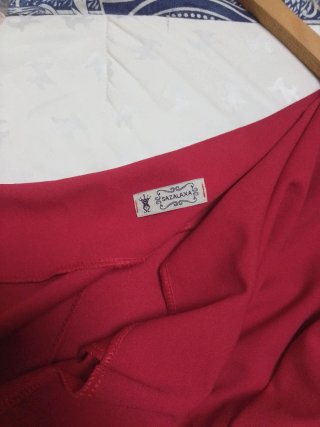 Traje Sevillana Flamenca Rojo