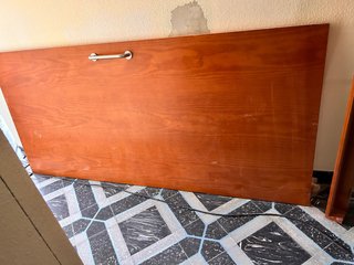 Puerta grande de madera 2,50 x 96 de ancho