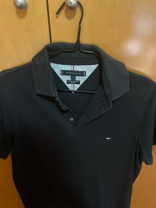 Polo Tommy Hilfiger Negro Talla M