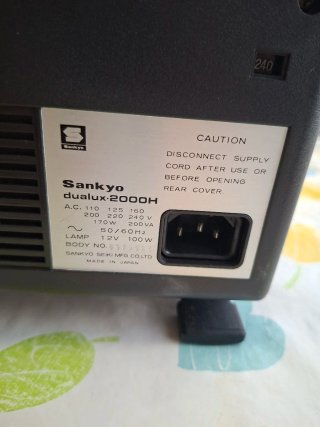 Proyector Super 8 Sankyo Dualux 2000H
