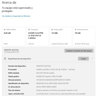 HP EliteDesk 800 G1 SFF Negro