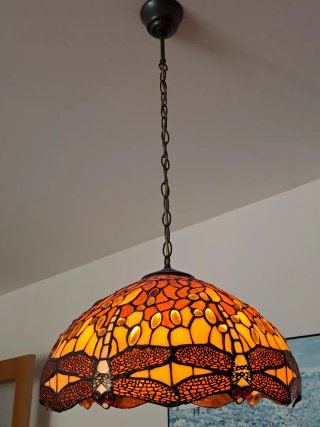 Lámpara Techo Tiffany Vintage 60cm