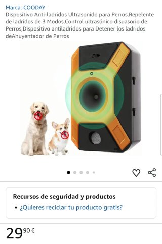 Dispositivo Antiladridos Inalámbrico