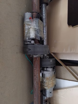 Persianas enrollables con motores electricos